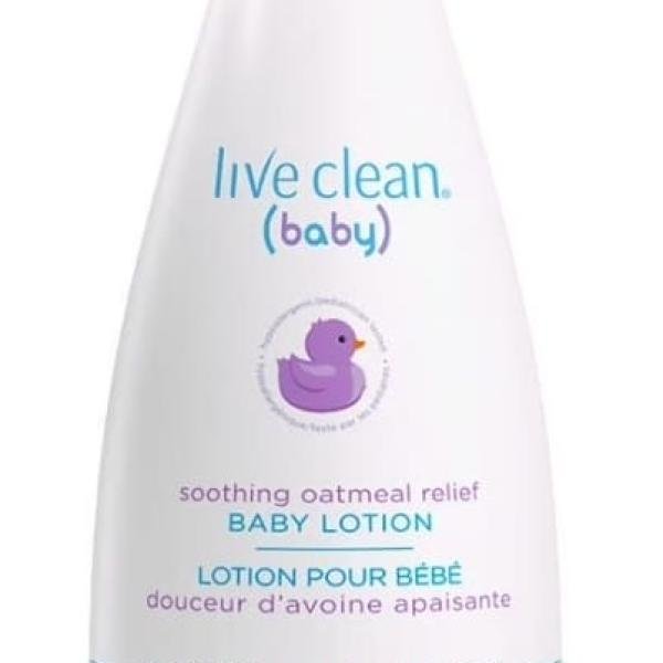 Live clean lotion