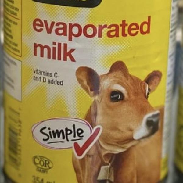 No name Evaporation Milk 354mL