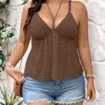 Knit Vest - V-Neck, Sleeveless Casual Summer