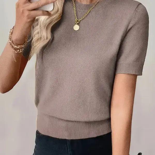 Women's Casual Short Sleeve