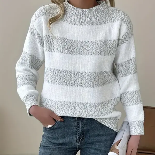 Women's Thick Sweater - Loose Fit Longline Sweater