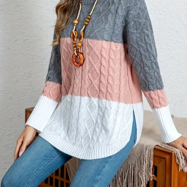 Vintage-Inspired Soft Sweater for Women