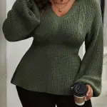 Solid Color Sweater
