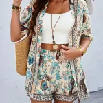 Women's Fashion Textured 2pcs Set