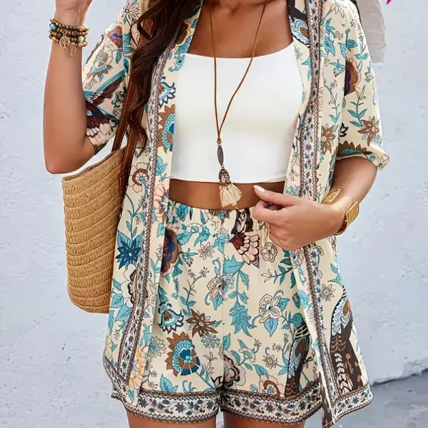 Women's Fashion Textured 2pcs Set