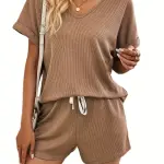 Buyer's Recommendation New Summer Fashion Short Sleeve Shorts Set