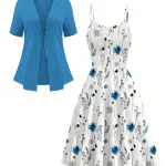 Casual Elegant Set Solid Color Short Sleeve Cardigan Jacket