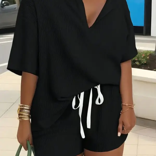 Solid Color Shorts & Top Set