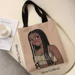 1pc Double-sided Print Casual Tote Bag