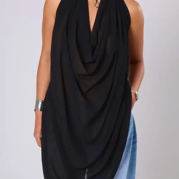 Halter Neck Sleeveless Top