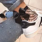 Breathable Cute Socks with Butterfly Design