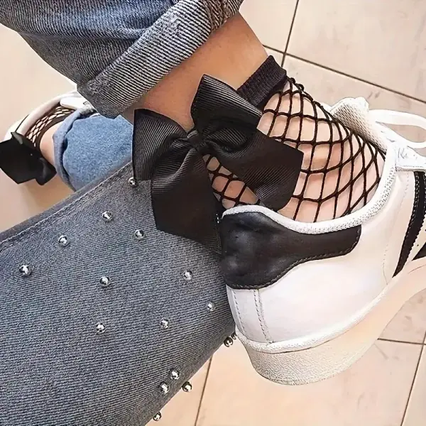 Breathable Cute Socks with Butterfly Design