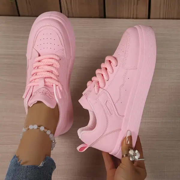 Women'S Vibrant Green Low-Top Casual Sneakers