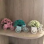 3pcs bicycle with simulated flower set