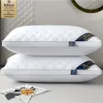 2 high-quality sleep pillows designed to prevent sedimentation