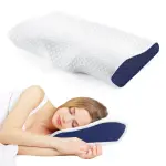 1pc Contoured Memory Foam Pillow for Neck and Back relax