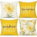4pcs, Spring And Summer Pillow Case