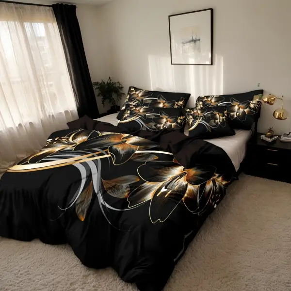Luxurious 3pcs Duvet Cover Set