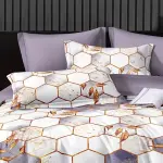 6pcs Bedding Set, Brushed Six-piece Home Fitted Sheet