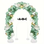 Set, Multifunctional 4-in-1 Wedding Arch Stand, Backdrop Stand, Balloon Ring Suitable For Wedding,