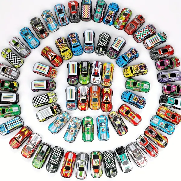 Ramdom 10/20/30/40/50/60pcs Pull Back Cars for Boys Girls