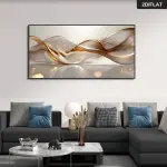 1pc 70.0x140.0 cm Frameless Modern Abstract Canvas Wall Art