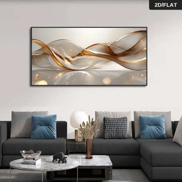 1pc 70.0x140.0 cm Frameless Modern Abstract Canvas Wall Art