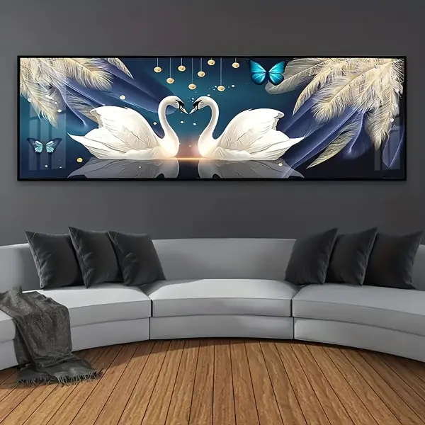 1pc Unframed Vibrant Modern Art Canvas Poster