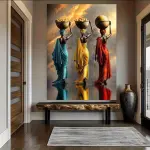 Large Frameless Canvas Wall Art