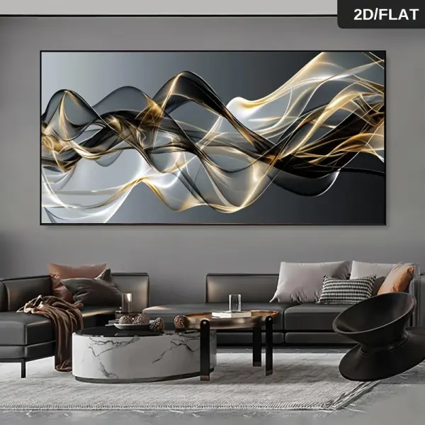 [2D Flat]1pcs 27.56*55.12in/70cm*140cm Frameless Modern Abstract