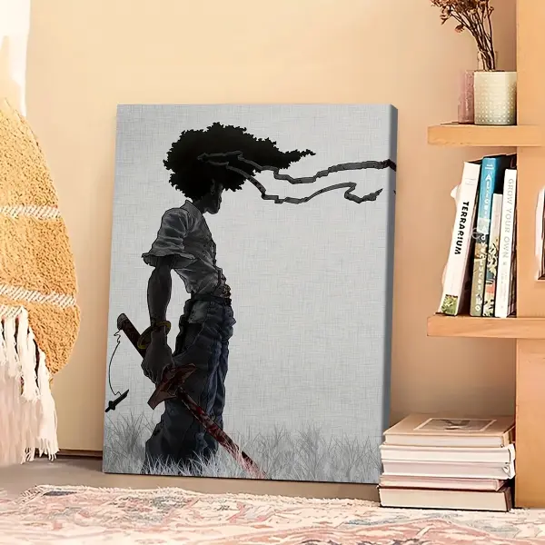 1pc Framed Anime Canvas Print Poster