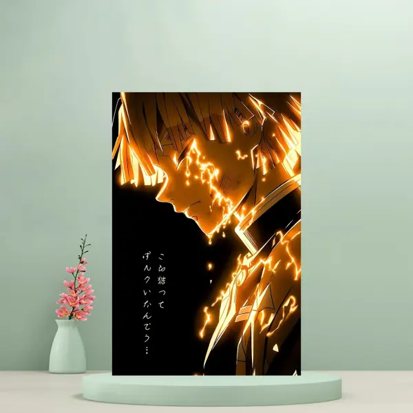 1pc Frameless Anime Wall Art