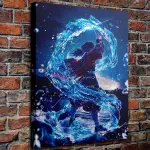 1pc Anime Boy Water Style Wood