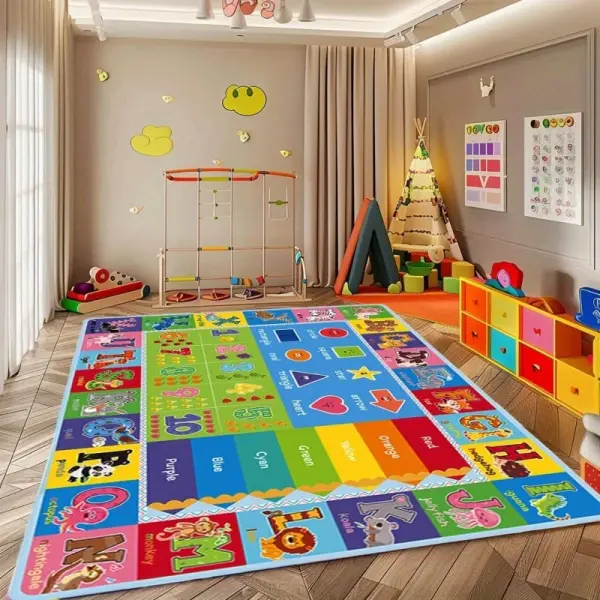 1pc 800g/m2 ABC- 0.6cm Thick Educational Rug/Floor Mat