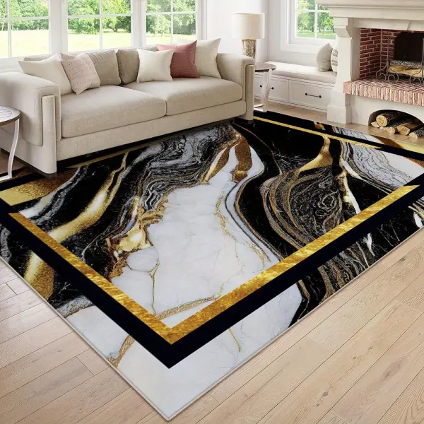 1pc Luxury Velvet Area Mat