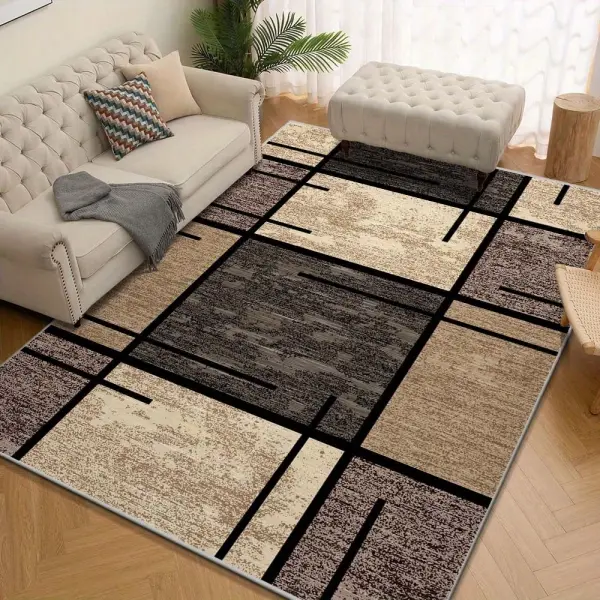 Luxury Golden Diamond Velvet Area Mat
