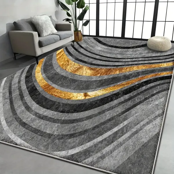 Luxury Velvet Geometric Pattern Mat