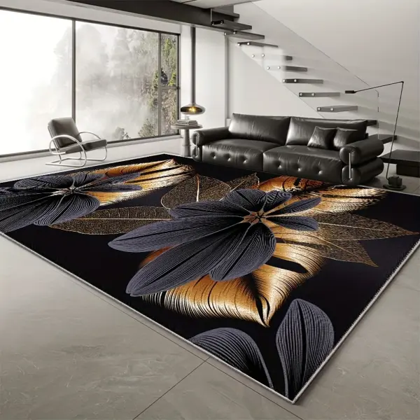 Velvet / 850 Grams / Square Meter Velvet Bohemian Geometric Pattern Entrance Sofa Abstract Art Carpet