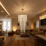 Modern Beaded Chandelier Shade