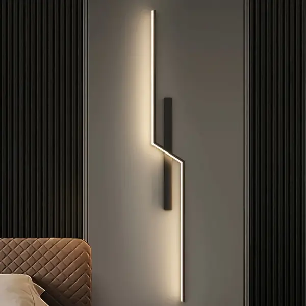 1pc LED Wall Light - Modern Minimalist Style LVD Light Source with Three-Color Temperature Adjustment