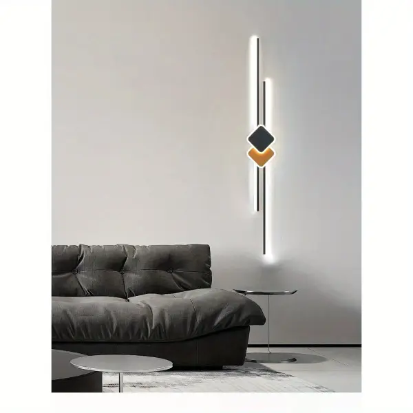 1pc LED Wall Lamp, Three-Color Dimming