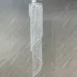 Luxury Spiral Beaded Tassel Chandelier Shade