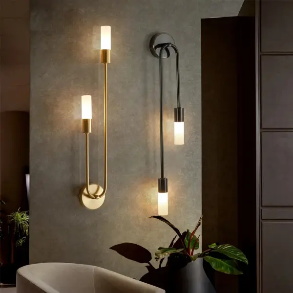2pcs Nordic-Inspired Wall Sconce Set