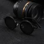 1 Pair Unisex Retro Round Glasses - Adjustable Vintage Steampunk