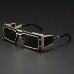 Men'S Vintage Square Fashion Glasses