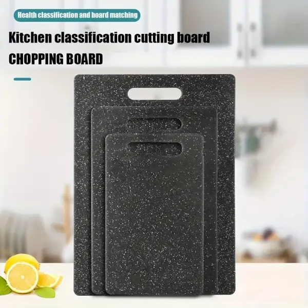 3pcs Kitchen Cutting Board Set Durable PP Material