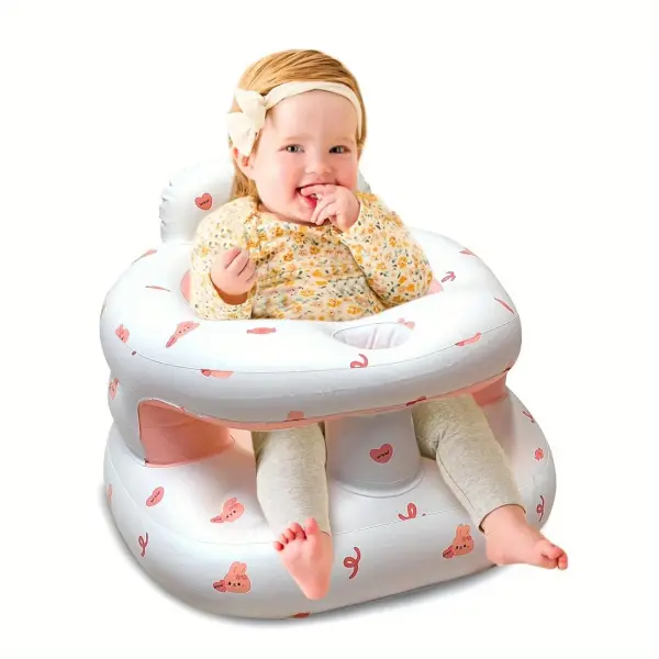 Inflatable Baby Seat with Built-in Air Pump
