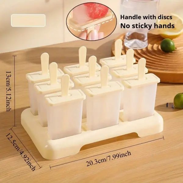 9-Cavity Reusable BPA-Free Popsicle Mold