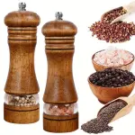 2pcs, Pepper Grinder, Household Sea Salt Ginder
