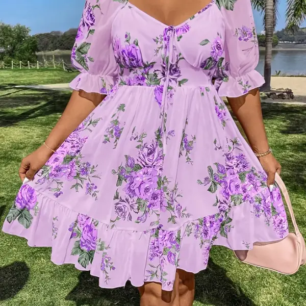 Elegant Sleeveless Floral